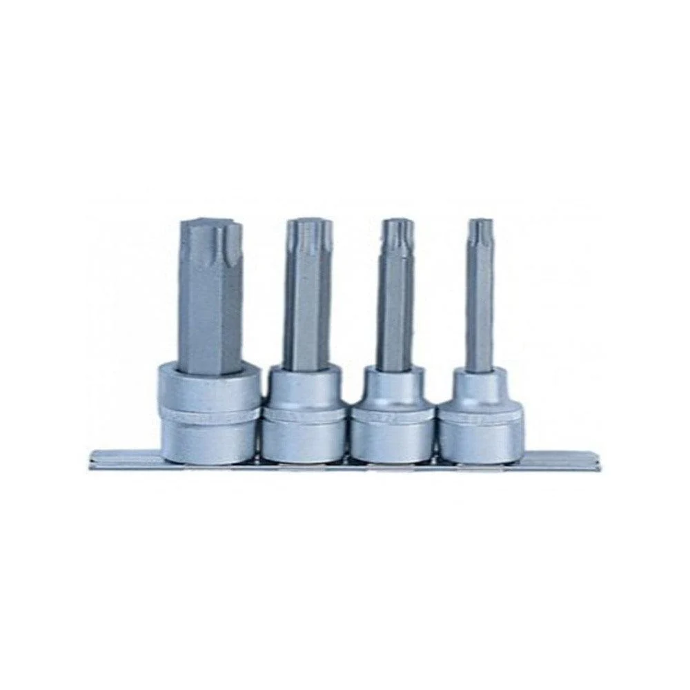 4pc 1/2" star socket bit Force