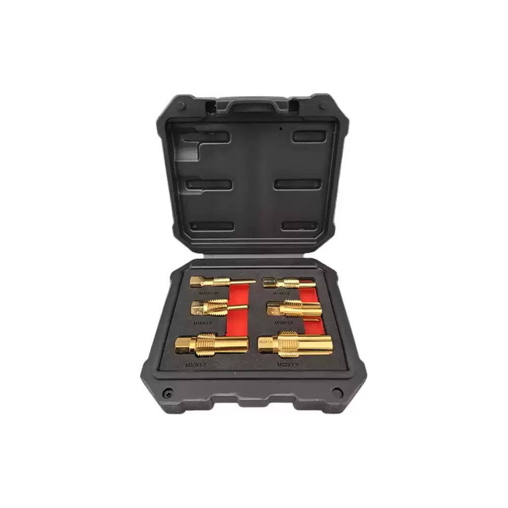 6-delige sensorkraanset M12,14,16,18,20 en 22 X 1,5 Titanium geplateerd Force
