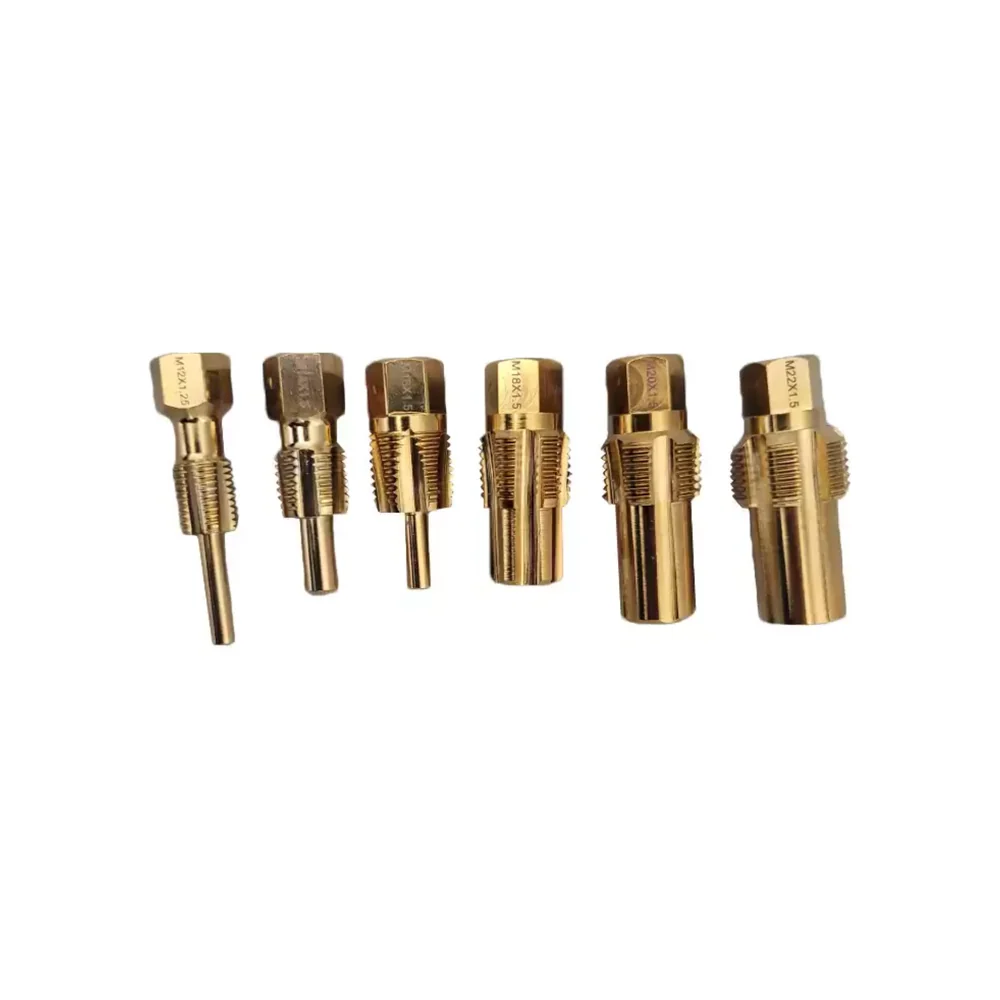 6-delige sensorkraanset M12,14,16,18,20 en 22 X 1,5 Titanium geplateerd Force