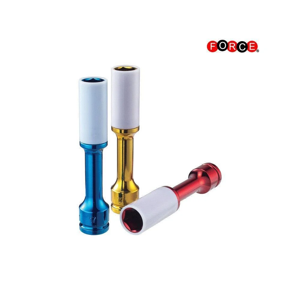 1/2" 6pt. Imp. Socket (colored) 19mm 150mmL Force