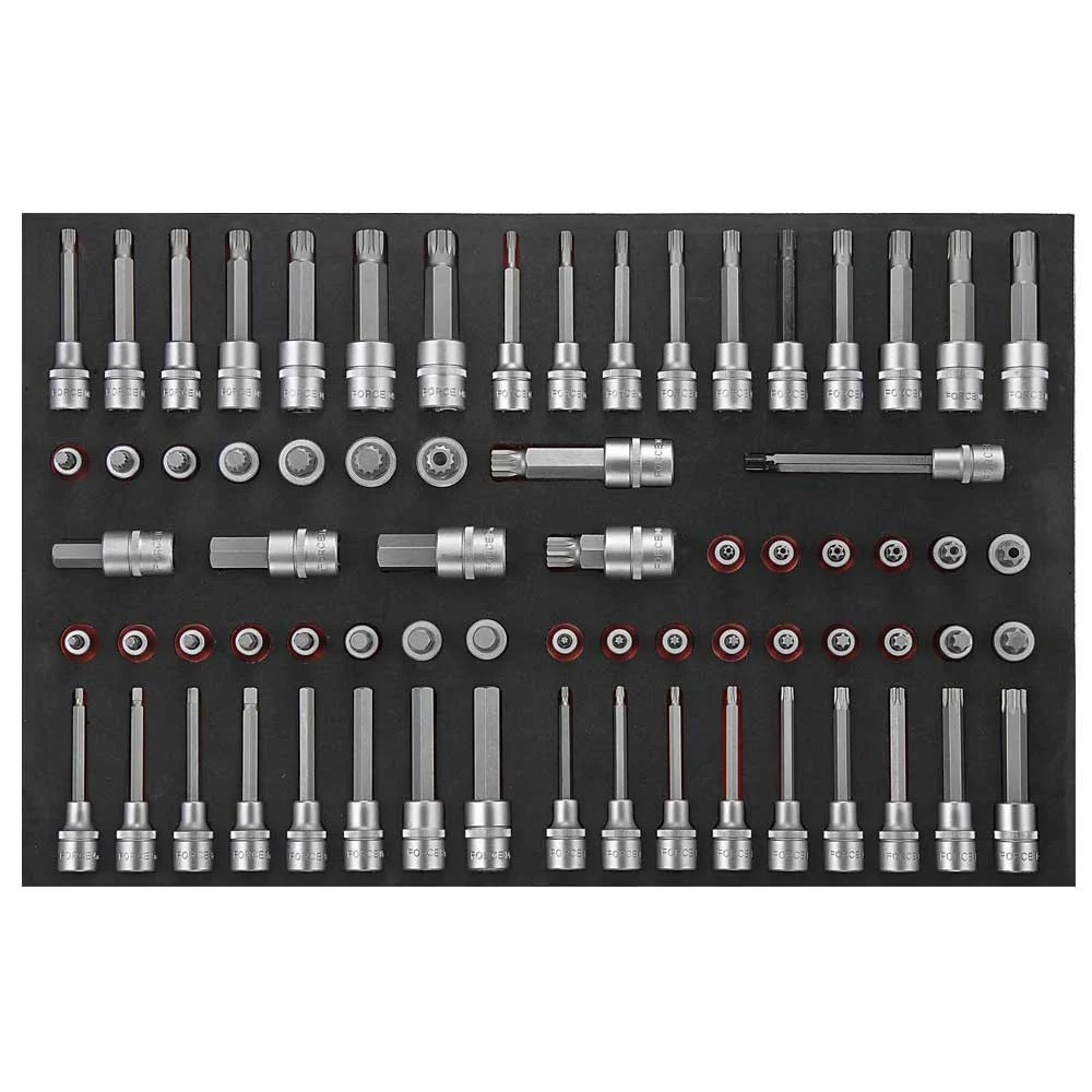 70pcs 1/2"DR. Socket bit set (EVA) Force