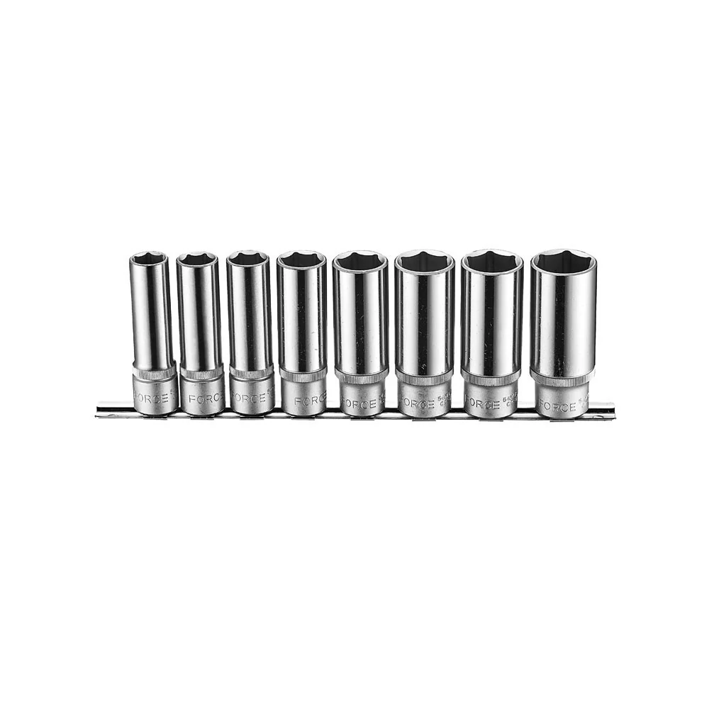 8pc 1/2" Deep socket Force