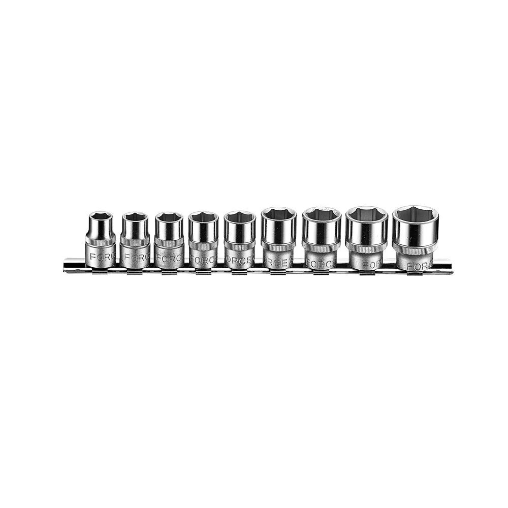 9pc 3/8" Socket set Force