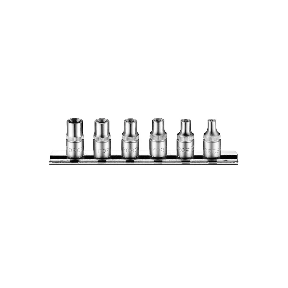 1/4" Doppenset Torx 6 delig Force