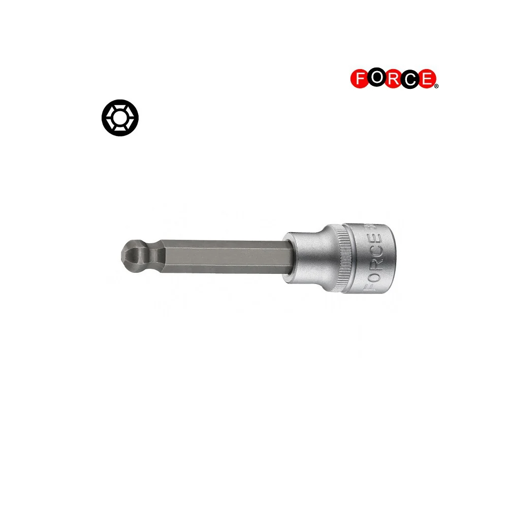 3/8" Hex ball socket bit 100mmL 7 Force
