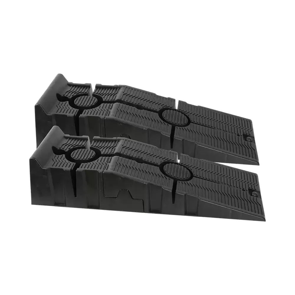 Oprijplaat set kunststof materiaal extra hoog 2 stuks 2,5T afm 900x310x215mm Force