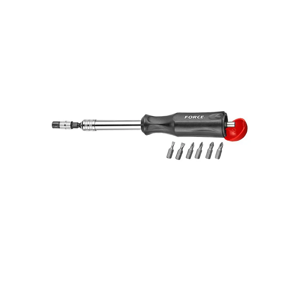 1/4" Schroevendraaier flexibel met bits Force