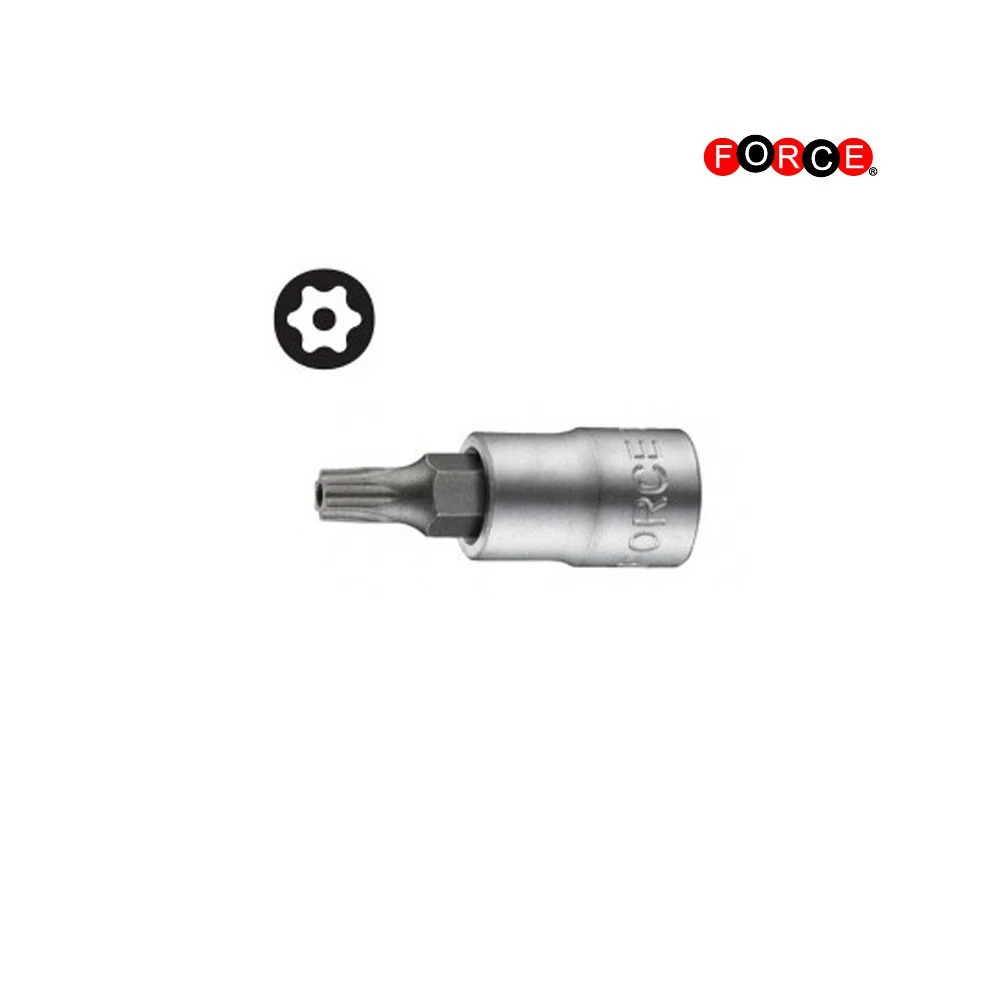 1/4" Star T. socket bit T20H Force