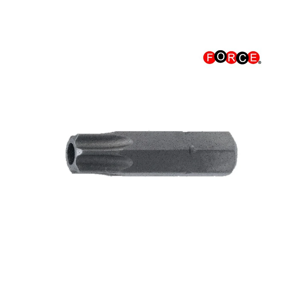 1/4" Torx met gat Bit 25mmL T40H Force