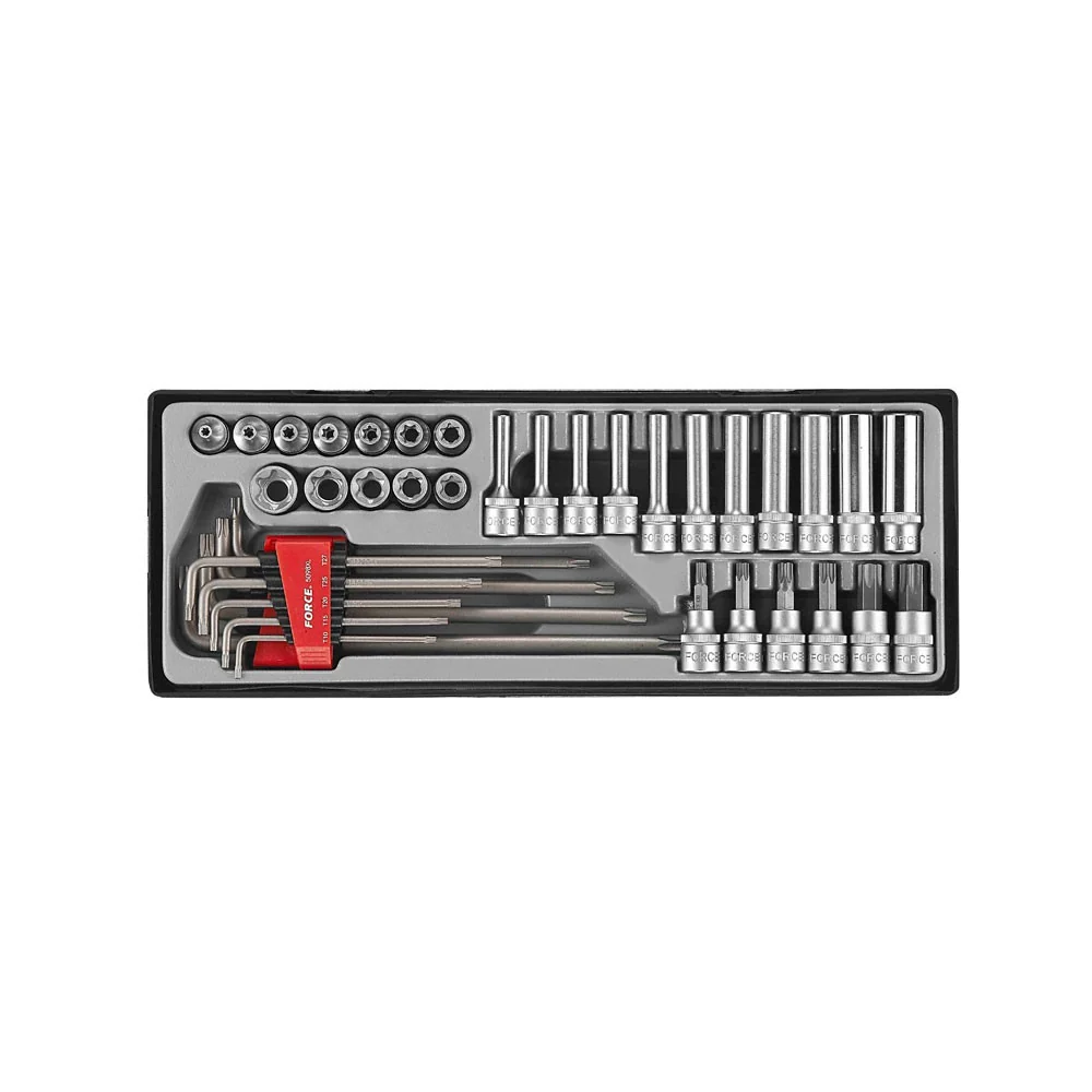 3/8" Torxset 38-delig Force
