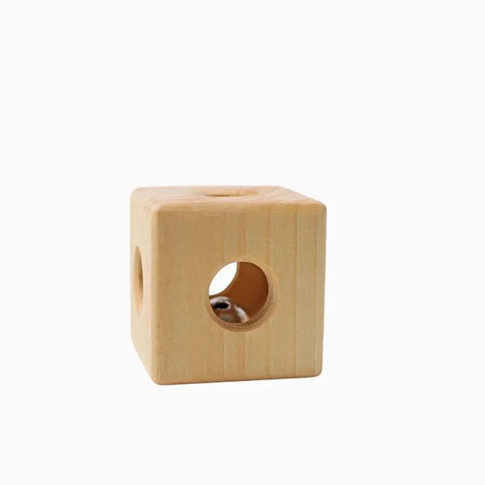 Grimm's houten kubus met bel