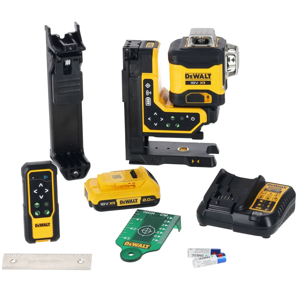 Groene laserwaterpas Dewalt DCLE34035D1-QW 18V 2Ah