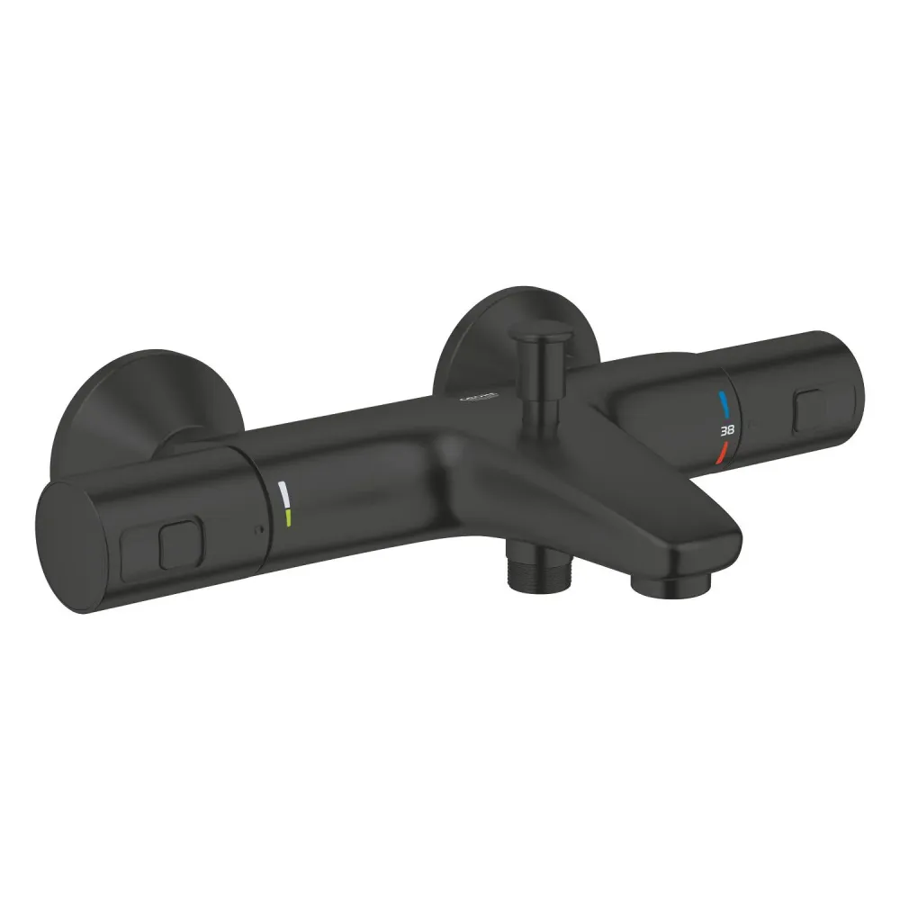 Grohe thermostatische badmengkraan Grohe Precision Start mat zwart