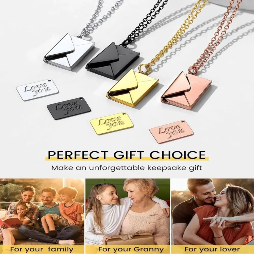 HeartEnvelope | Ketting met Verborgen Liefdesboodschap