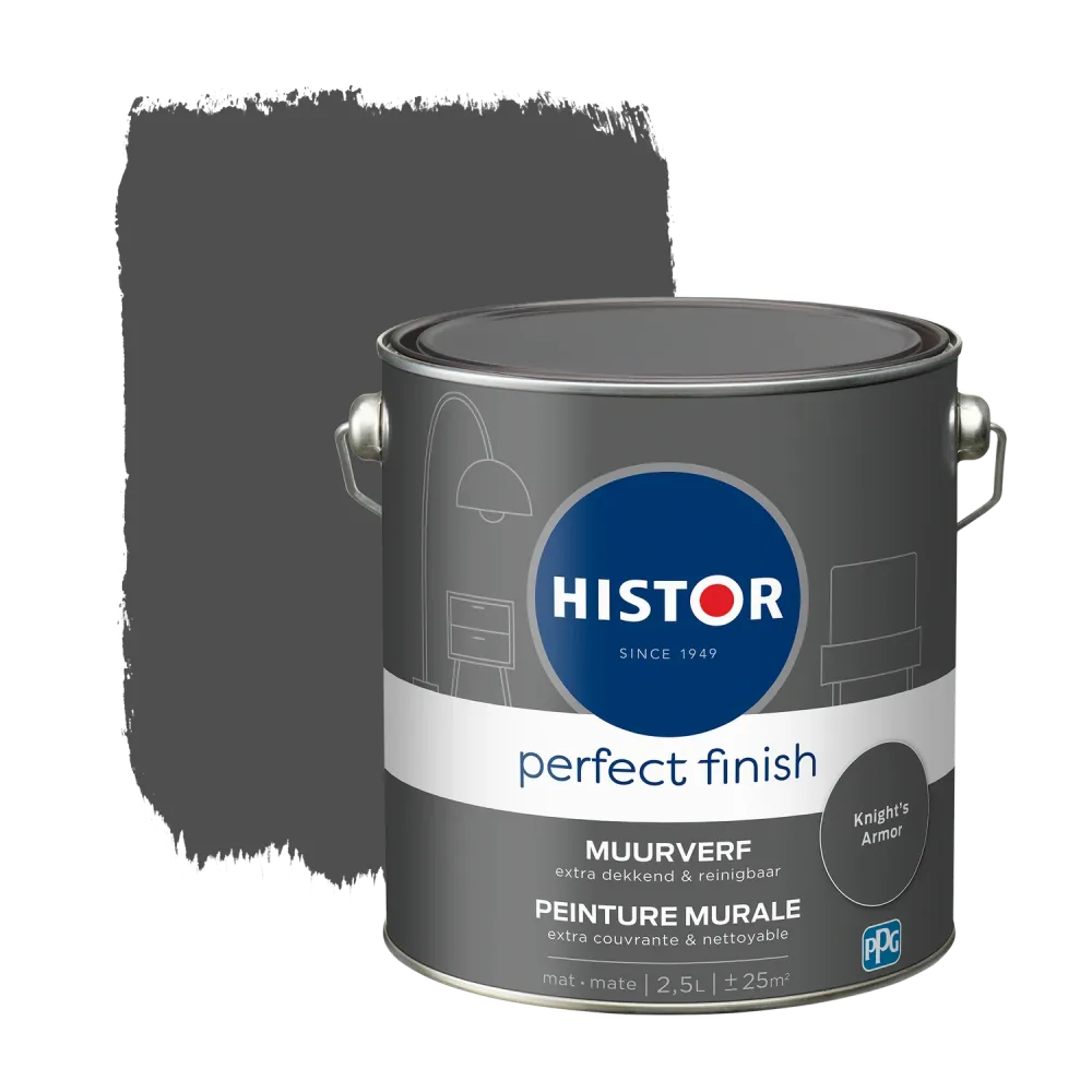 Histor Perfect Finish Muurverf - Mat - Knights Armor - 2,5L