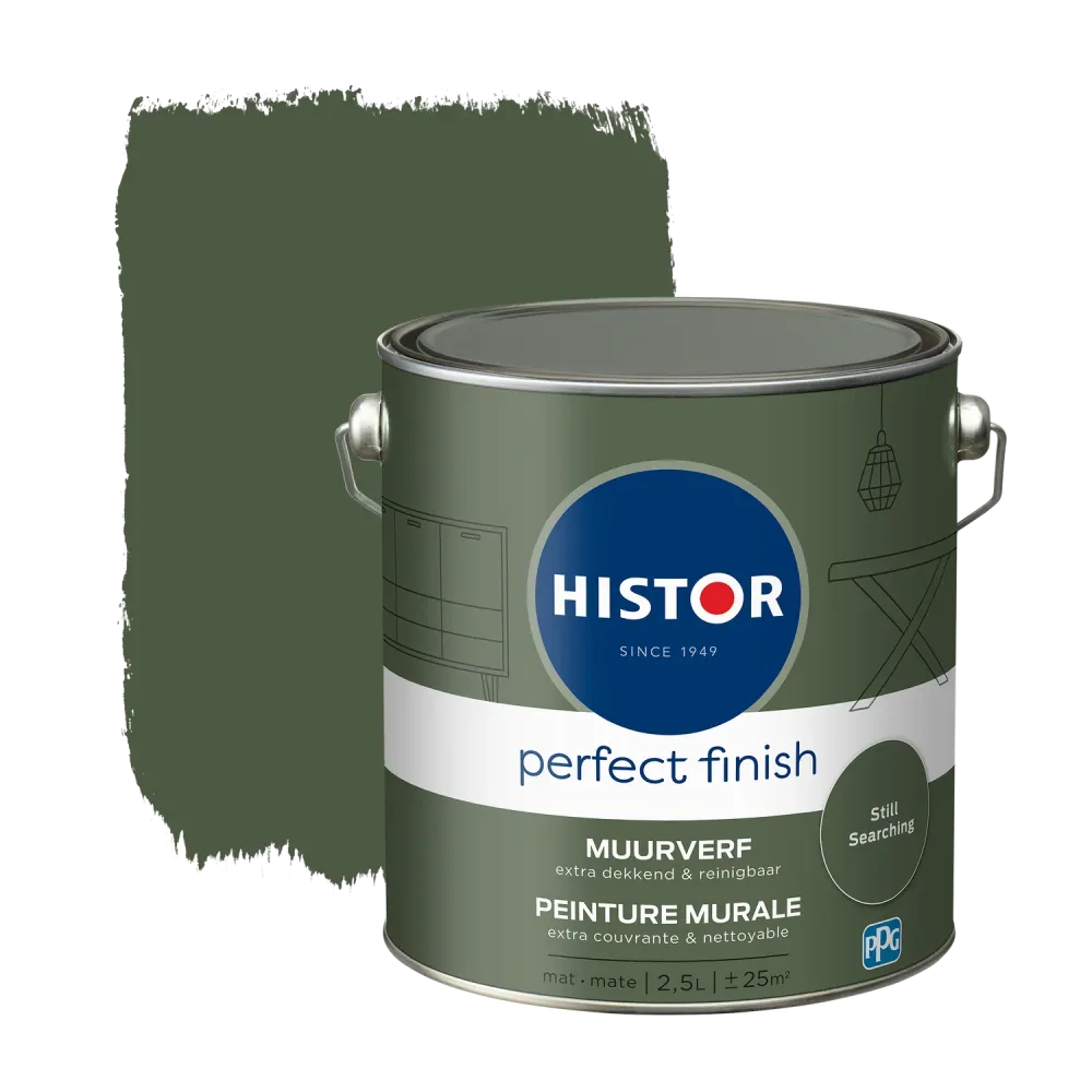 Histor Perfect Finish Muurverf - Mat - Still Searching - 2,5L
