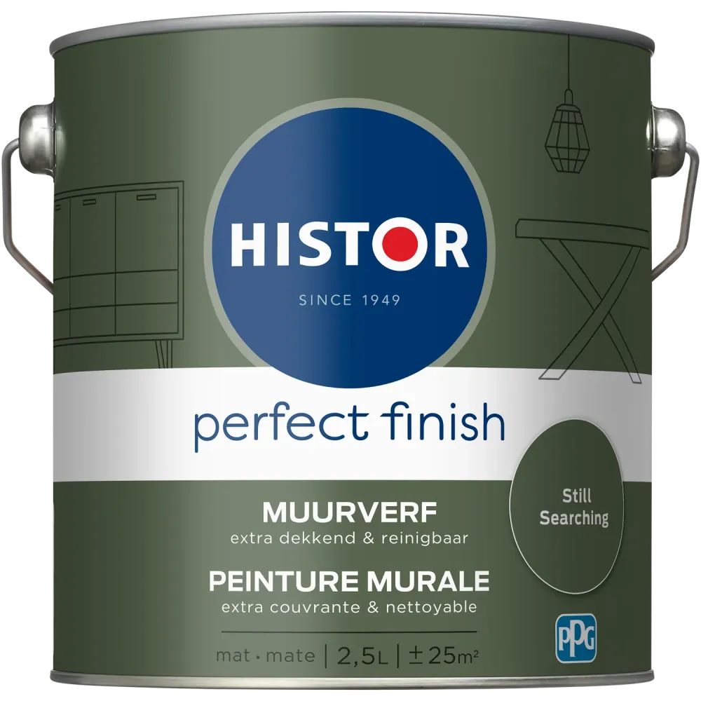 Histor Perfect Finish Muurverf - Mat - Still Searching - 2,5L