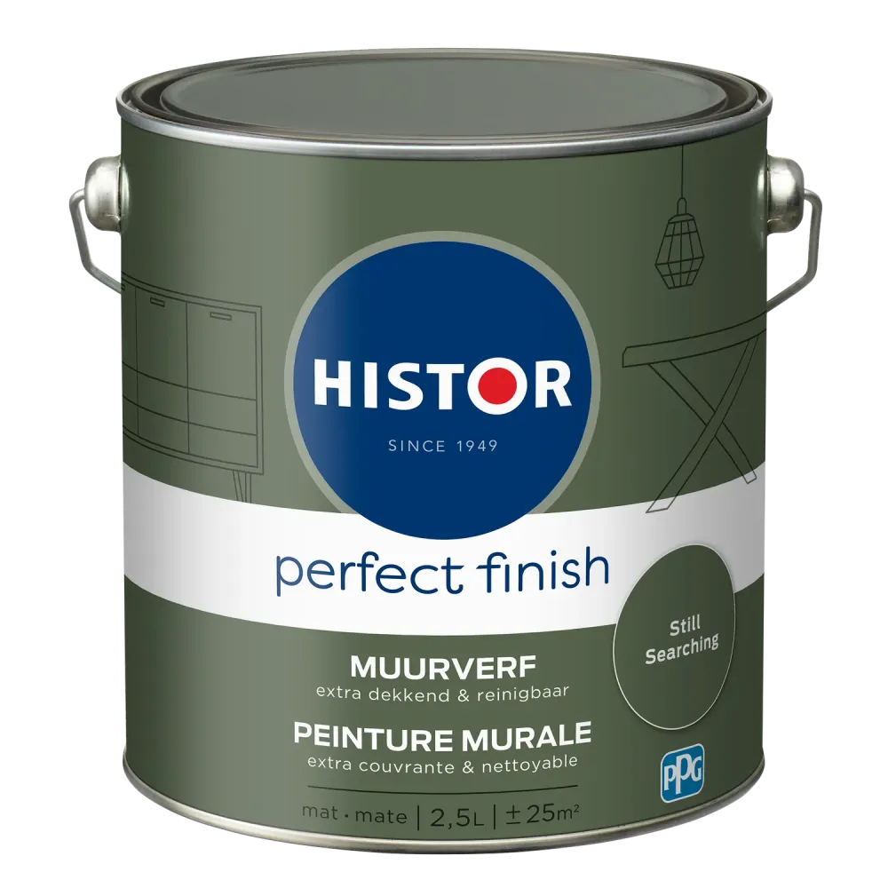 Histor Perfect Finish Muurverf - Mat - Still Searching - 2,5L