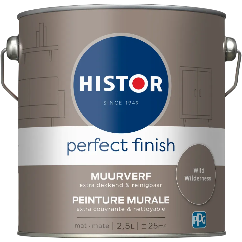 Histor Perfect Finish Muurverf - Mat - Wild Wilderness - 2,5L