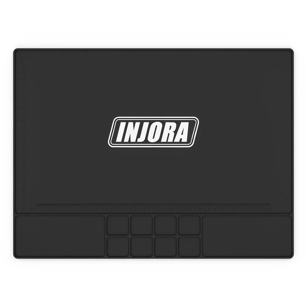 INJORA 600x450mm Tapis de travail en silicone Tapis de fosse