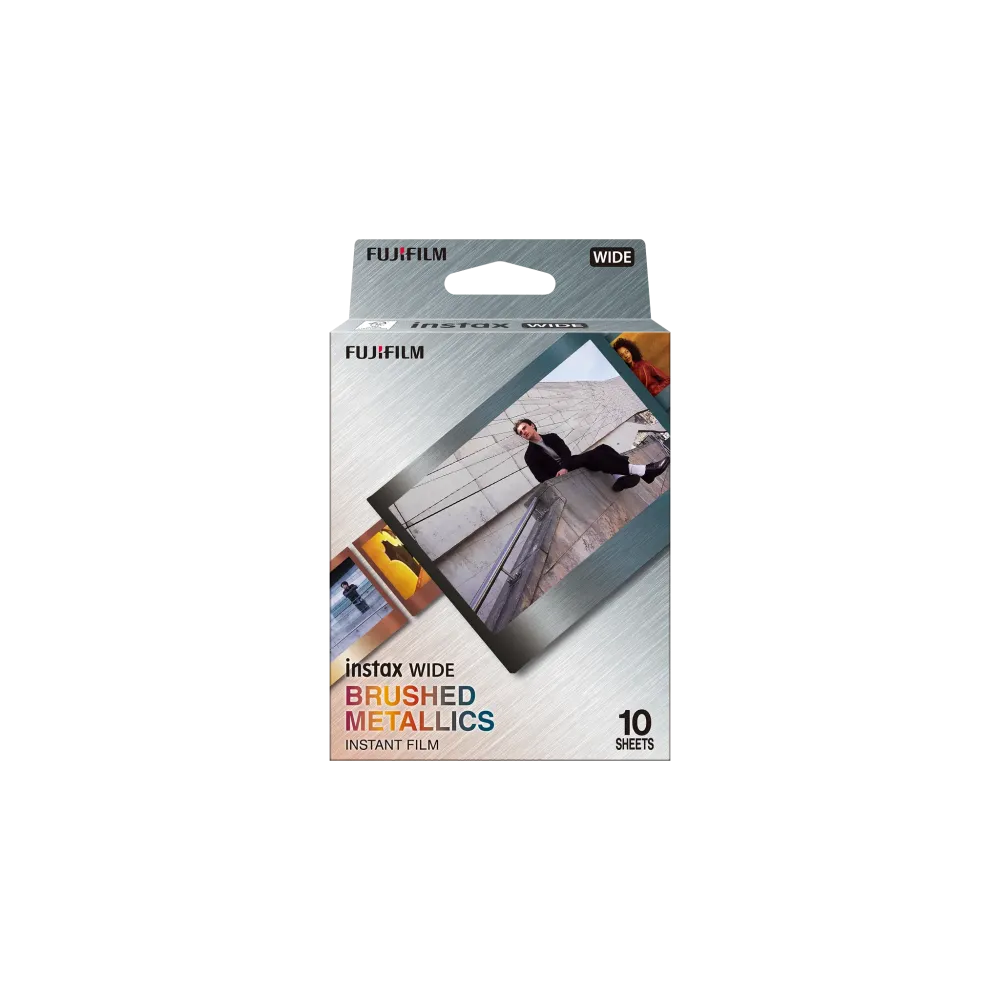 instax™ WIDE film Brushed Metallics