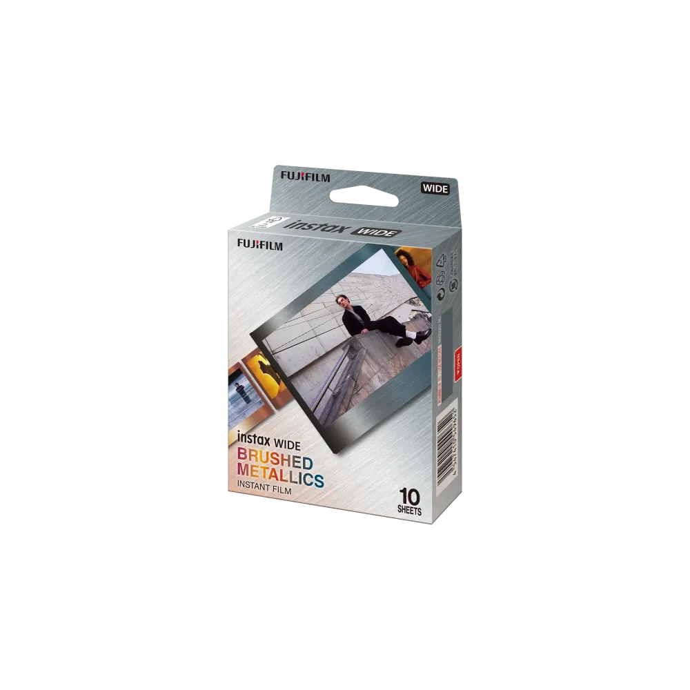 instax™ WIDE film Brushed Metallics