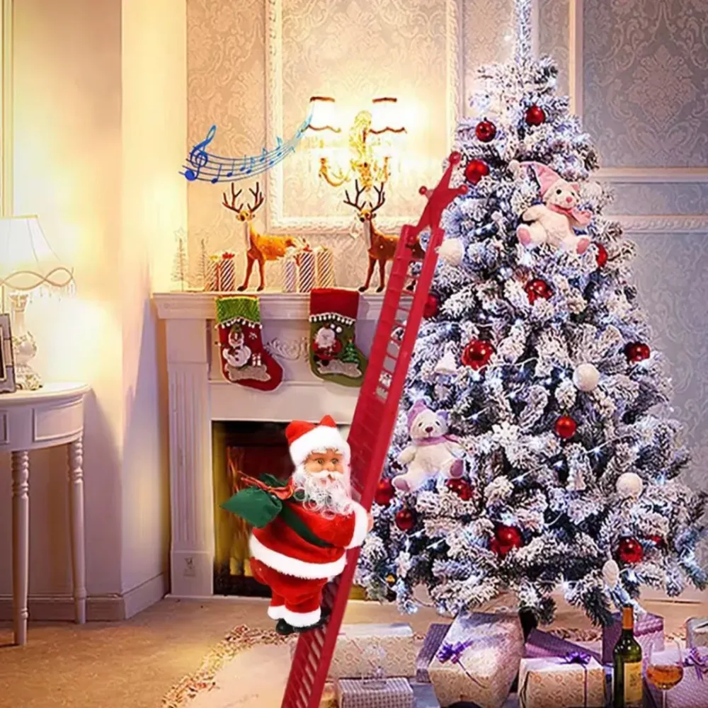 JollyClimber | Klimmende Kerstman met Muziek voor Magische Kerstdagen