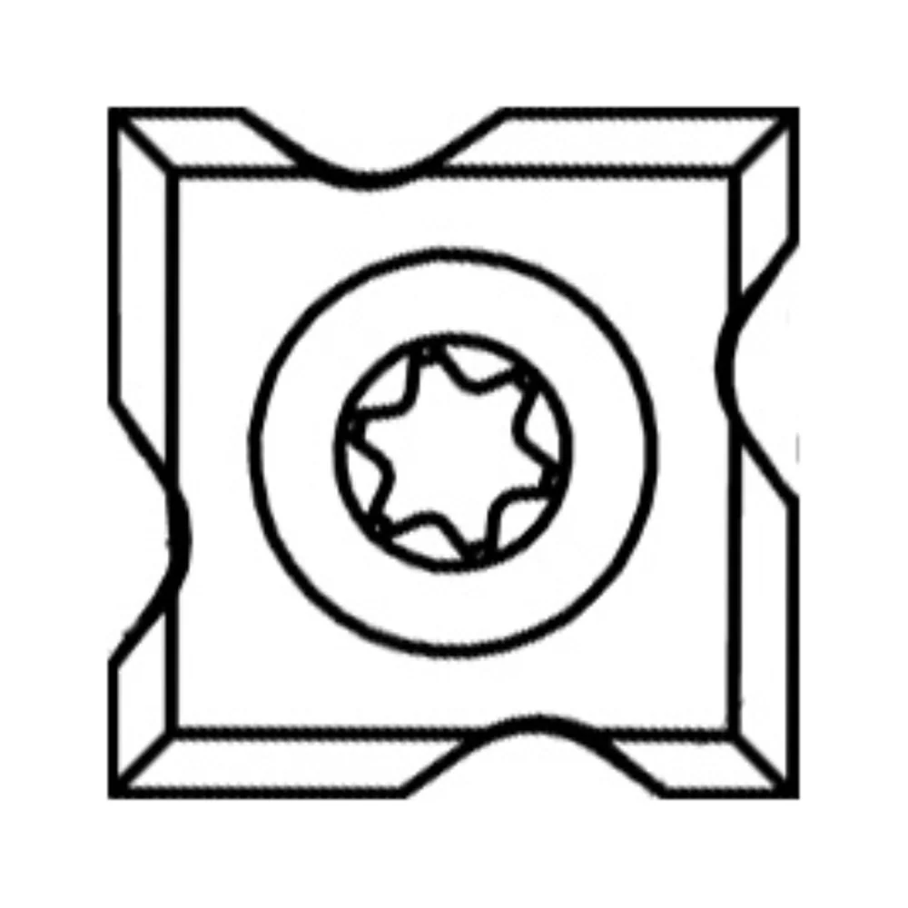 AFRONDKEERMES R=1,0 MM, VIERZIJDIG GEPROFILEERD, HW JSO