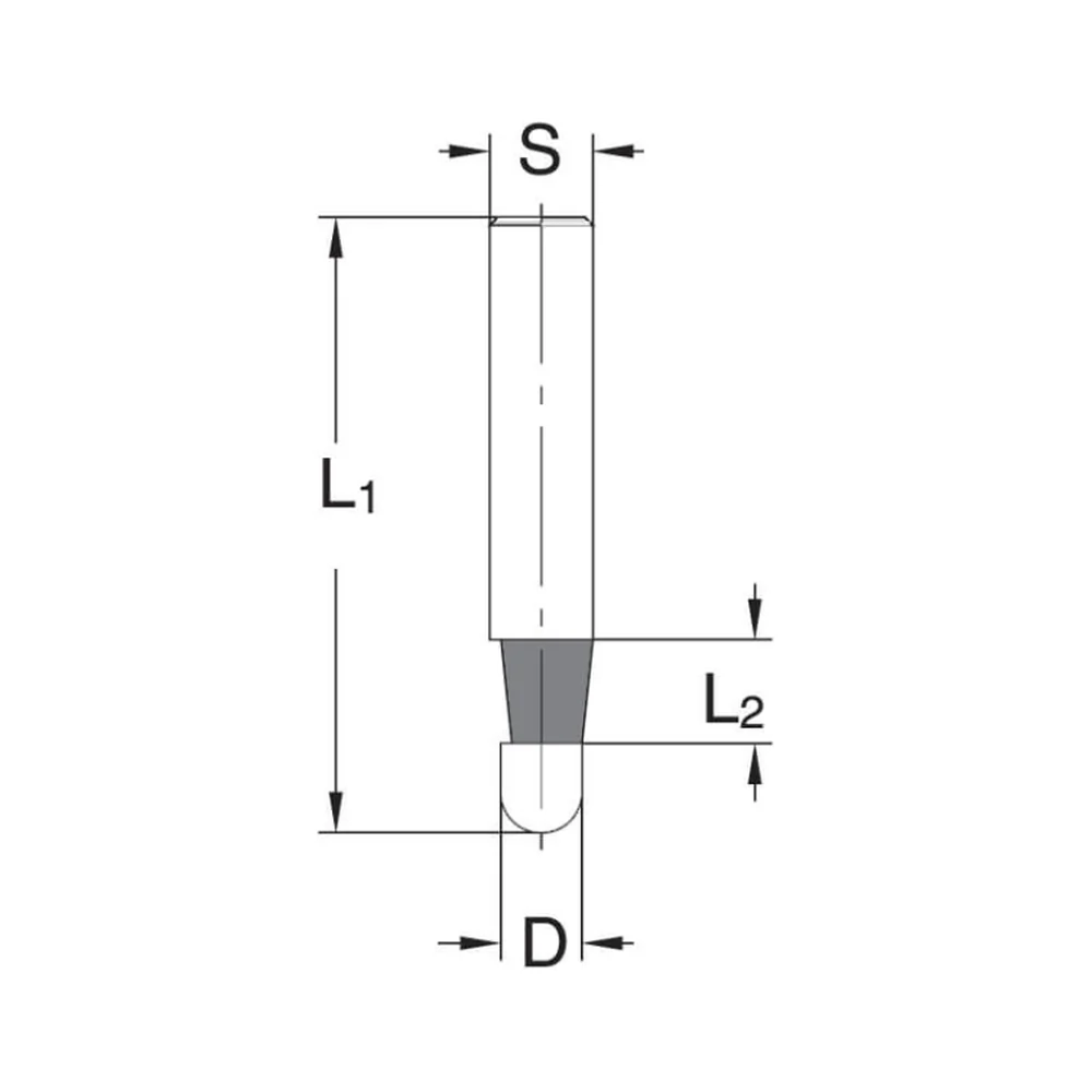 FASEKANTENFREES VOOR LUCHTMACHINE Ø 5 X 5,5 MM, TL=38 MM, S=6,3 MM, VHW JSO