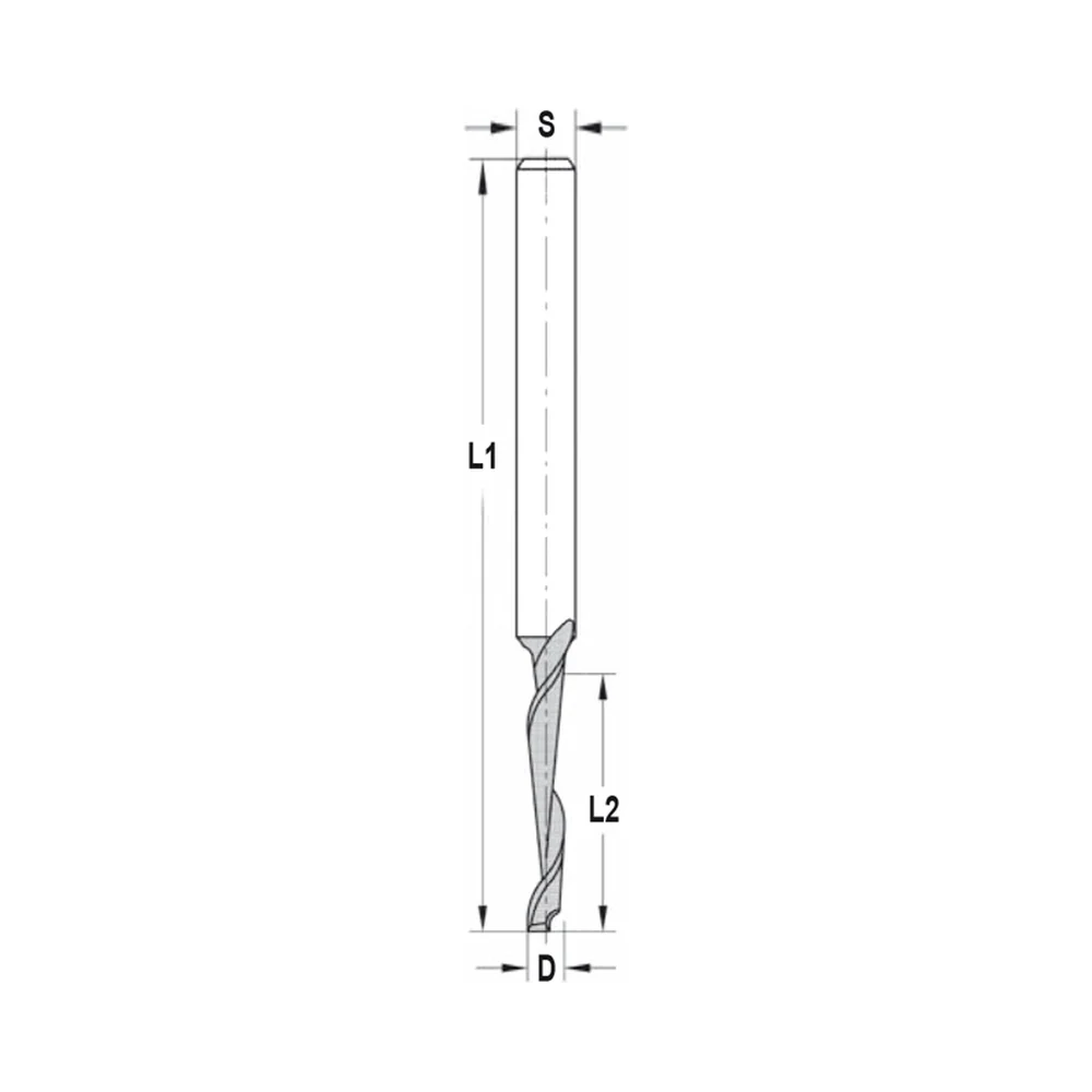 ONTWATERINGSSLEUFFREES Ø 6 X 40 MM, TL=100 MM, S=8 MM, HS JSO