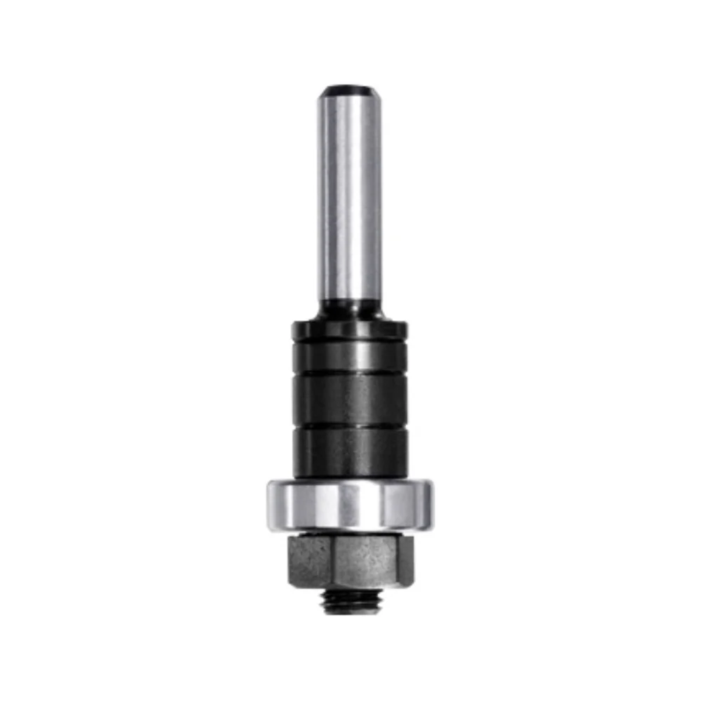 SPINDEL MET TUSSENRINGEN EN LAGER, OPNAME (D) 6,3 MM, L2=20 MM, S=6 MM, HW JSO