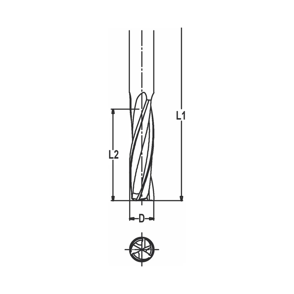 SPIRAALGROEFFREES Ø 8 X 30 MM, TL=130 MM, S=8 MM, VHW JSO