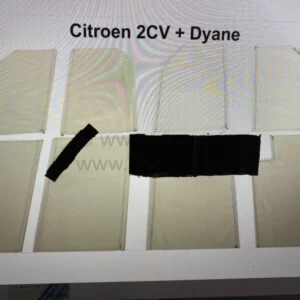 jute matten, Citroën 2cv en Dyane complete set voor een voorbank en een achterbank (zitplaatsen + rugleuningen) met metale...