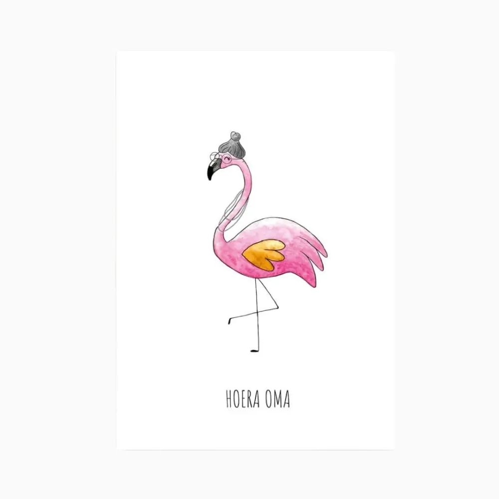 Kaart hoera oma Juulz Illustrations & Design