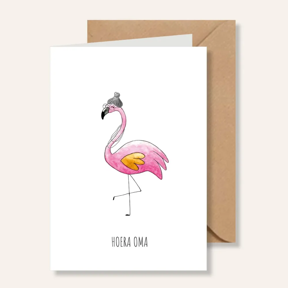 Kaart hoera oma Juulz Illustrations & Design