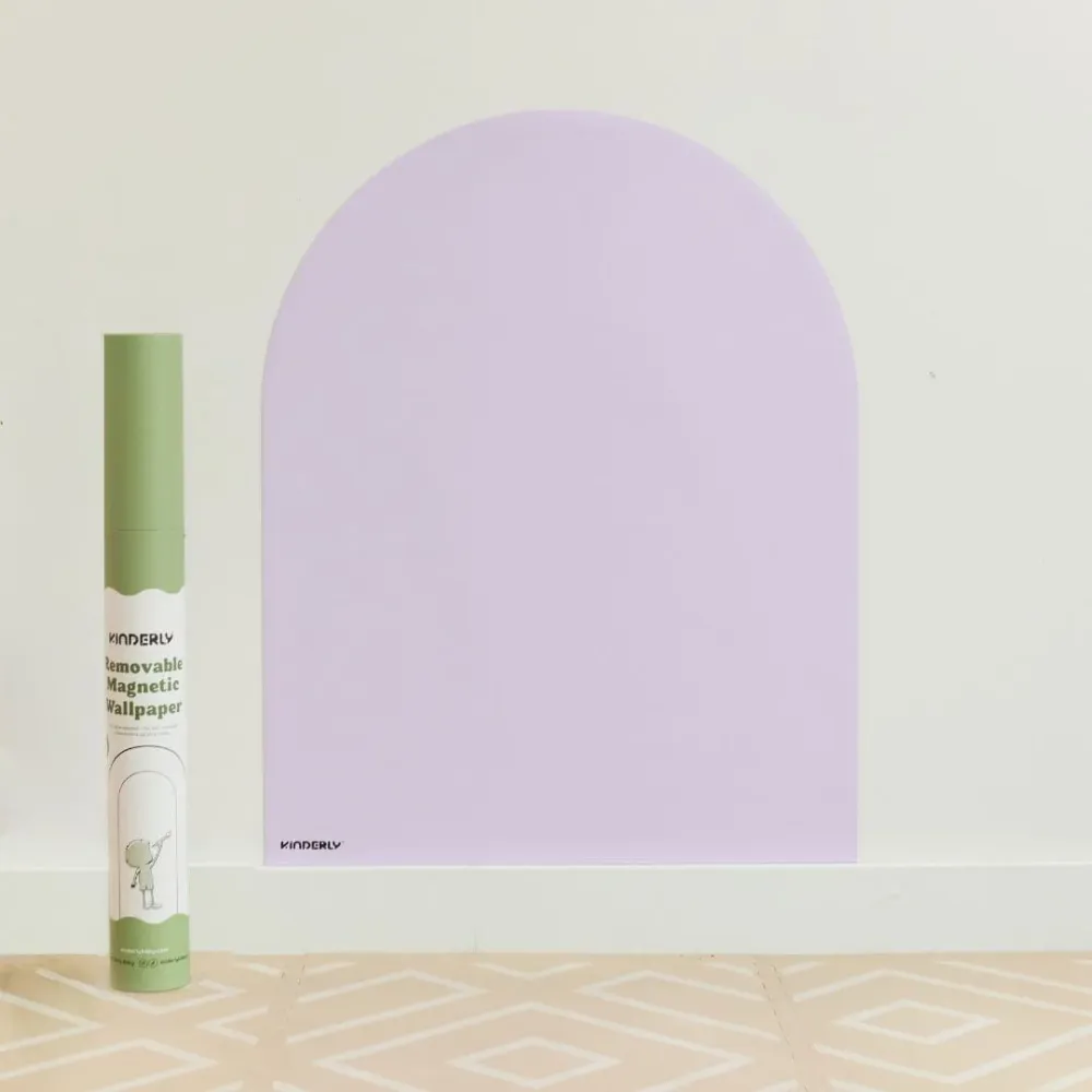 Kinderly verwijderbaar magnetisch behang - lilac