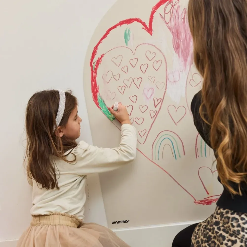 Kinderly verwijderbaar magnetisch behang - sand