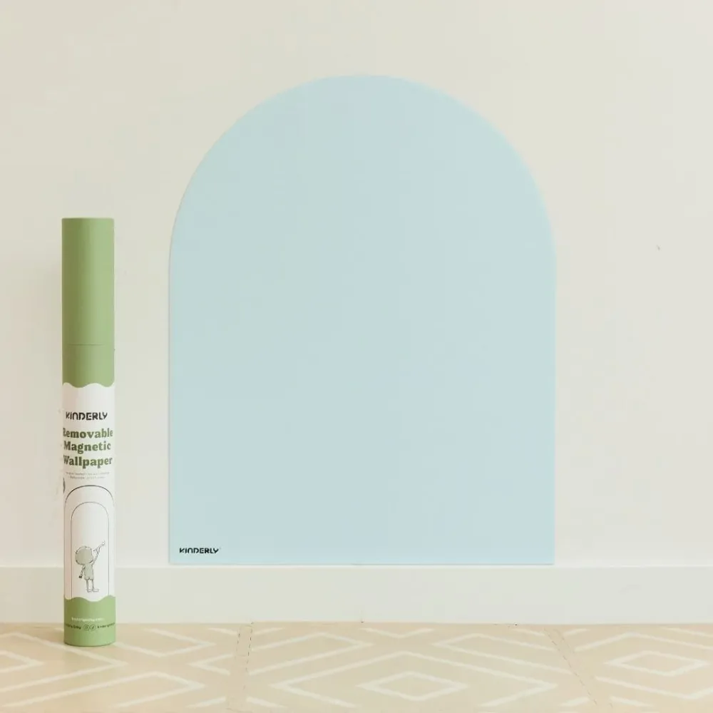 Kinderly verwijderbaar magnetisch behang - sky blue