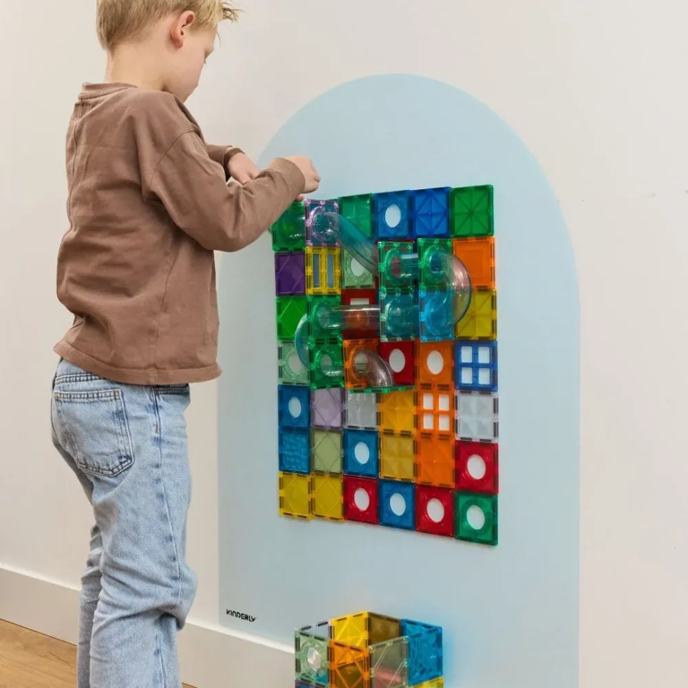 Kinderly verwijderbaar magnetisch behang - sky blue