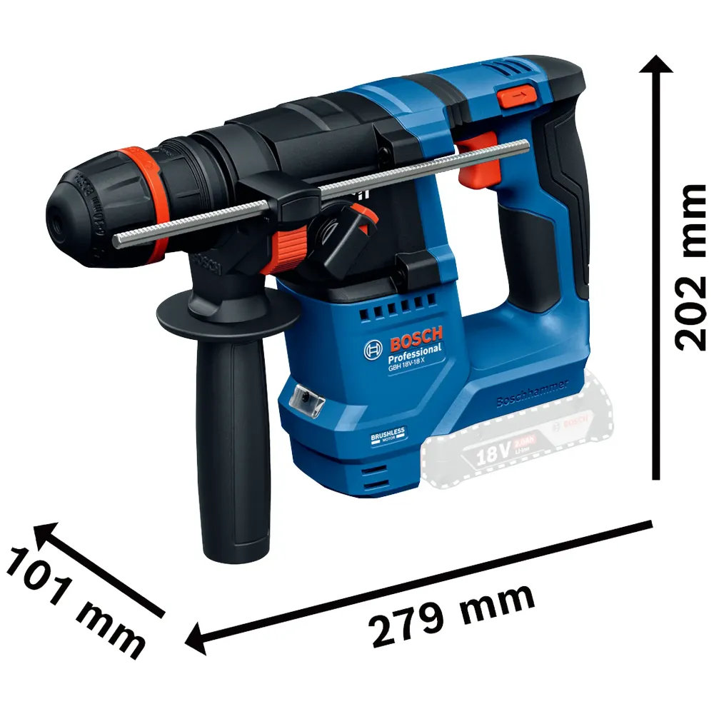Klopboor Bosch GBH 18V-18 X PRO 18V