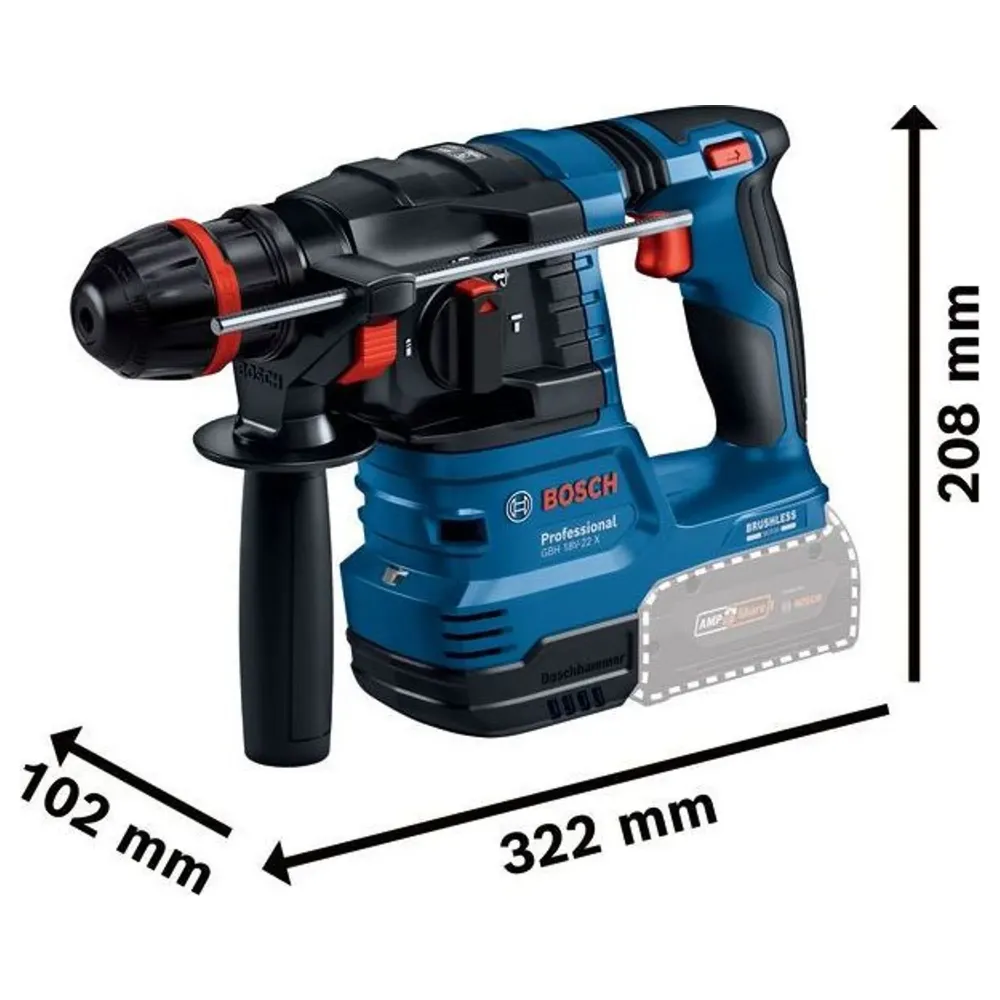 Klopboor Bosch GBH 18V-22 X PRO 18V