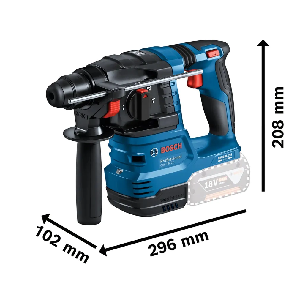 Klopboor Bosch GBH 18V-22 PRO 18V