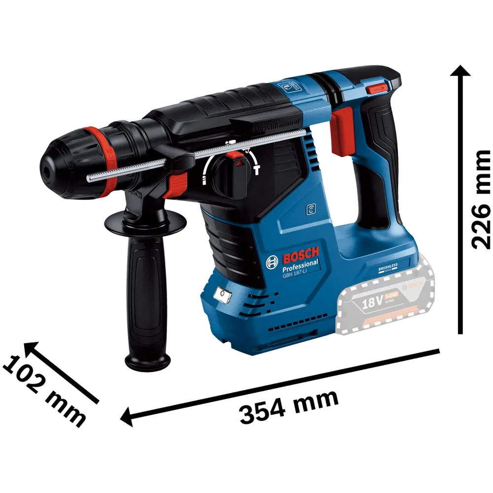 Klopboor Bosch GBH 18V-24 C PRO 18V