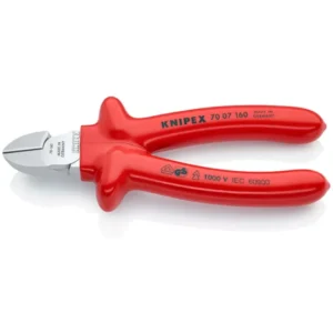 Knipex 70 07 160 Zijsnijtang verchr./gedomp. 160 mm VDE S