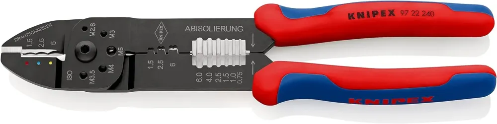 Knipex Crimptang voor kabelschoenen en stekkers