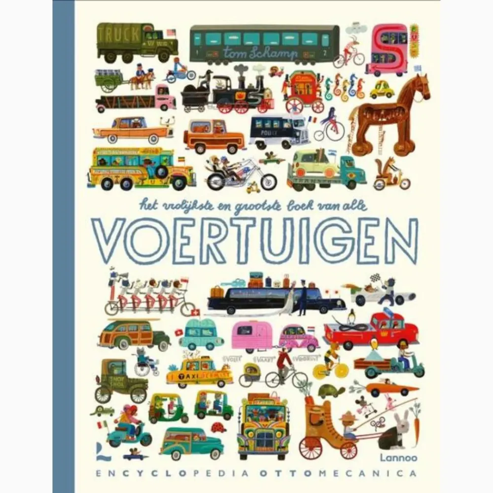 Het vrolijkste en grootste boek van alle voertuigen | Tom Schamp Lannoo