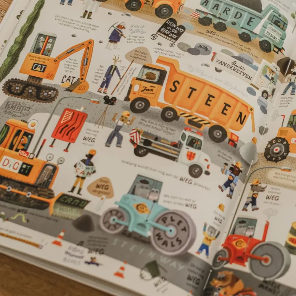 Het vrolijkste en grootste boek van alle voertuigen | Tom Schamp Lannoo