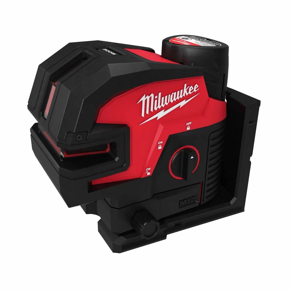 Laserwaterpas Milwaukee M12 CLL4P-301C 12V 3Ah