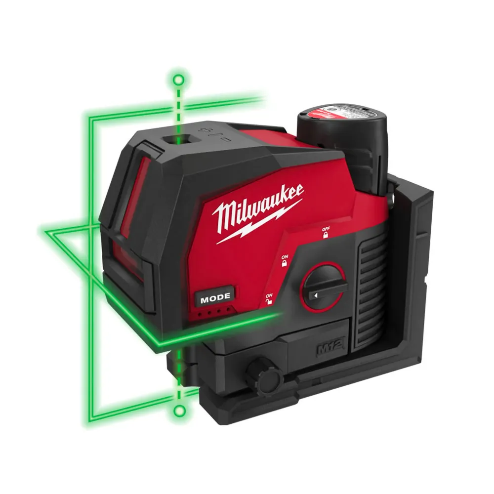Laserwaterpas Milwaukee M12 CLLP-301C 12V