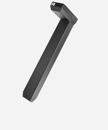 Kolom DL16 zwart hoogte 560mm slag 650mm 80Kg. Linak